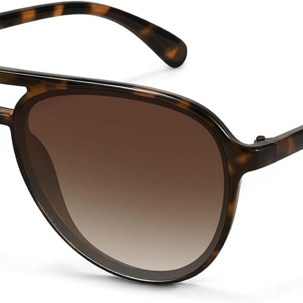 Óculos de sol aviador retrô com proteção UV: estilo clássico moderno, unissex e ideal para comprar com conforto e elegância.