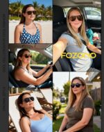 Óculos de sol aviador retrô com proteção UV: estilo clássico moderno, unissex e ideal para comprar com conforto e elegância. - Imagem 2