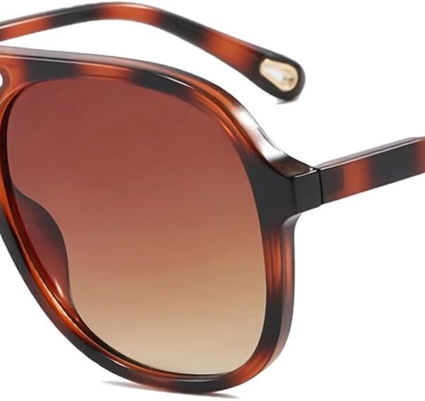 Óculos de sol aviador retrô feminino e masculino: estilo vintage clássico com proteção e visual moderno