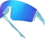 Óculos de sol esportivo Sekkaf infantil com proteção e conforto para baseball, softball e ciclismo de 6 a 12 anos
