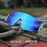 Óculos de sol esportivo Sekkaf infantil com proteção e conforto para baseball, softball e ciclismo de 6 a 12 anos - Imagem 2