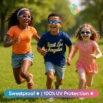 Óculos de sol esportivos VATTER TR90 polarizados e inquebráveis para jovens, com proteção UV400 e lentes Blue/Blue - Imagem 2