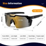 Óculos de sol esportivos polarizados para homens e mulheres: conforto, estilo e proteção para dirigir, pescar, pedalar e trilhas.