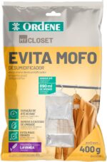 Ordene - Evita Mofo Desumidificador para Armário, Aroma de Lavanda, Pacote de 400g, Linha My Closet