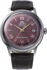 Orient Bambino V2 em aço inox: relógio automático unissex elegante para compor looks sociais com sofisticação.