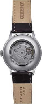 Orient Bambino V2 em aço inox: relógio automático unissex elegante para compor looks sociais com sofisticação. - Imagem 2