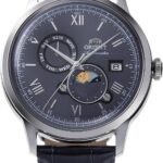 Orient Bambino Version 9: relógio automático elegante com calendário semanal em aço inox para compra com estilo.