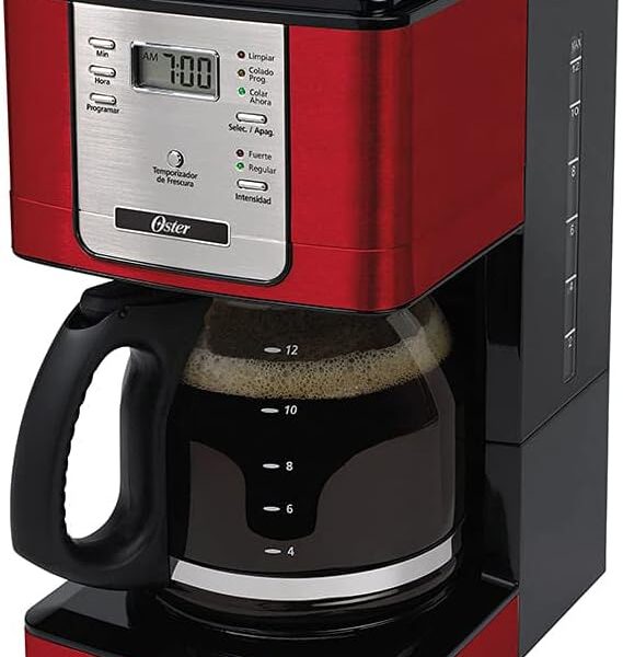 Oster Cafeteira Flavor Programável, Vermelha, 220v,