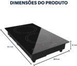 Oster Cooktop por Indução, 2 Bocas, Touch Screen 2 em 1, 220V, OTOP202 - Imagem 2