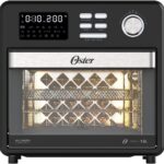 Oster Forno e Fryer 15L 10 em 1: mais versatilidade para assar e fritar sem óleo com 1600W de potência.