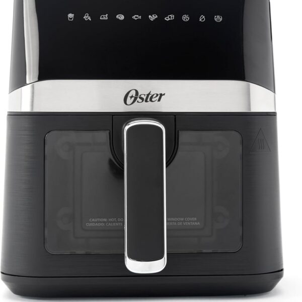 Oster Fritadeira a ar digital 4L com janela: cozinhe com até 99,5% menos óleo e mais praticidade na cozinha