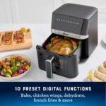 Oster Fritadeira a ar digital 4L com janela: cozinhe com até 99,5% menos óleo e mais praticidade na cozinha - Imagem 2