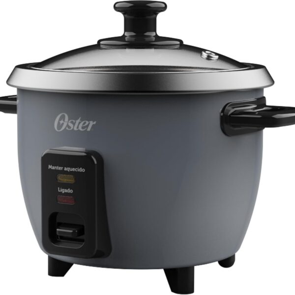 Oster PAN306 220v: panela elétrica de arroz prática, compacta e ideal para cozinhar no vapor com facilidade.