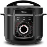 PANELA DE PRESSAO MULTIFUNCIONAL INOX PPP02PI 127V, PHILCO, Preto