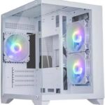 PC GAMER AMD AQUARIO WHITE RYZEN 5 5500 SSD 512GB 16GB 3200MHZ RX 6600 8GB WIFI