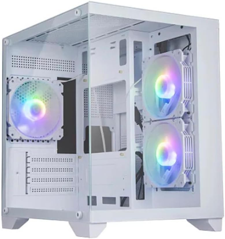 PC GAMER AMD AQUARIO WHITE RYZEN 5 5500 SSD 512GB PC GAMER AMD AQUARIO WHITE RYZEN 5 5500 SSD 512GB 16GB 3200MHZ RX 6600 8GB WIFI