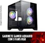 PC GAMER AMD WHITE RYZEN 7 5700G 16GB 3200MHZ NVME 512GB 600W BIVOLT RADEON VEGA 8 (BRANCO) - Imagem 2