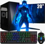 PC GAMER COMPLETO CPU 4.2GHZ / PLACA VIDEO 2GB / 16GB RAM/SSD 480GB (8GB RAM + SSD 120GB)