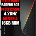 PC GAMER PLACA VIDEO 2GB / CPU 4.2GHZ / 16GB RAM/SSD 480GB (8GB RAM + SSD 120GB)