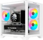 PC Gamer BluePC FRAG com Ryzen 5 8400F, RX 6600 8GB e DDR5 para jogos atuais com desempenho e fluidez.