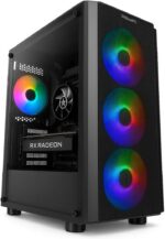 PC Gamer BluePC FRAG com Ryzen 7 5700X, RX 580 8GB e SSD NVMe 512GB para jogar com fluidez e desempenho.