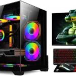 PC Gamer Completo Arvex com Ryzen 5 5500 e RTX 5060 8GB: pronto para jogar com desempenho, RGB e garantia.