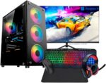 PC Gamer Completo, Intel Core i5, 16GB RAM DDR3, SSD 512GB, Monitor 23 Polegadas, Kit Gamer com Headset