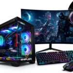 PC Gamer Completo PCGT12-E com Ryzen 5 5600GT, 16GB, SSD 480GB, monitor 21.5" e kit gamer pronto para jogar.