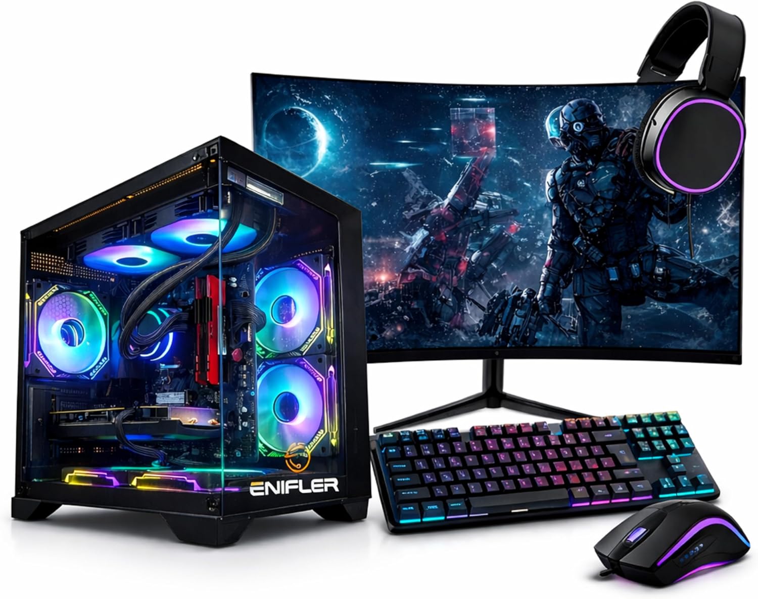 PC Gamer Completo PCGT12-E com Ryzen 5 5600GT, 16GB, SSD PC Gamer Completo PCGT12-E com Ryzen 5 5600GT, 16GB, SSD 480GB, monitor 21.5" e kit gamer pronto para jogar.