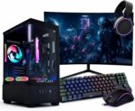 PC Gamer Completo Ryzen 5 5600GT com 16GB, SSD 480GB e monitor 21,5 Full HD para jogar com desempenho e pronto para uso.