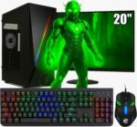 PC Gamer Completo Ryzen A8 9600 com 32GB DDR4 e SSD 480GB: rápido, montado e pronto para usar.