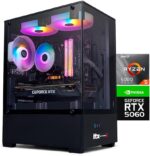 PC Gamer ITX Arena com Ryzen 5 5600X e RTX 5060 8GB: alto desempenho para jogos e multitarefas. - Imagem 2