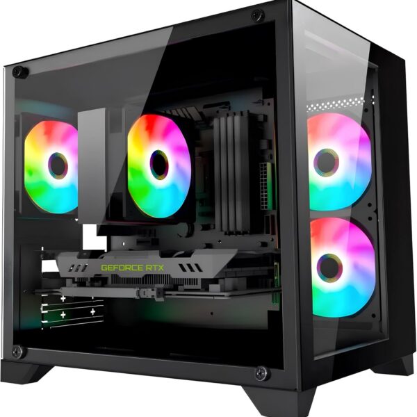 PC Gamer LUDIC by BluePC com Ryzen 7 5700X e RTX 4060 8GB: alto desempenho para jogos pesados e compras seguras.