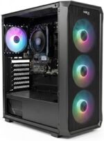 PC Gamer Montado Ryzen 5 5600GT com 16GB RAM, SSD NVMe 500GB e gráficos Radeon para jogos rápidos e estáveis.