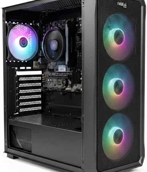 PC Gamer Montado Ryzen 5 5600GT com 16GB RAM, SSD NVMe 500GB e gráficos Radeon para jogos rápidos e estáveis.
