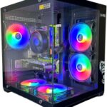 PC Gamer Ryzen 5 5500 com RTX 3050 6GB, 16GB RAM, SSD NVMe 500GB e Windows 11 para jogos rápidos e prontos para uso