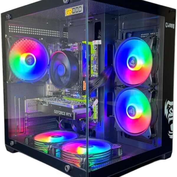 PC Gamer Ryzen 5 5500 com RTX 3050 6GB, 16GB RAM, SSD NVMe 500GB e Windows 11 para jogos rápidos e prontos para uso