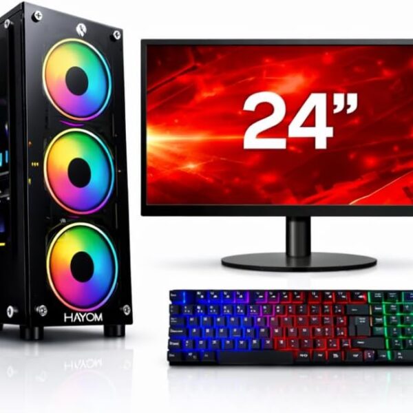 PC Gamer Ryzen 5 5500 com RTX 3050 6GB e monitor 24: desempenho pronto para jogar e comprar agora