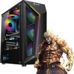 PC Gamer Ryzen 5 5500 com RTX 3050: desempenho ideal para jogos em 1080p com ótimo custo-benefício.