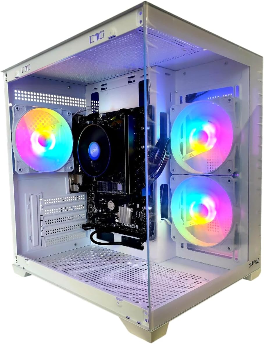 PC Gamer Ryzen 5 5600GT 16GB SSD 250GB com Radeon PC Gamer Ryzen 5 5600GT 16GB SSD 250GB com Radeon Vega 7 e Wi-Fi: desempenho pronto para jogar e trabalhar.
