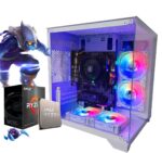 PC Gamer Ryzen 5 5600GT com 16GB DDR4, SSD NVMe e Vega 7: desempenho ideal para jogar e trabalhar com rapidez.
