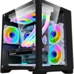 PC Gamer Ryzen 7 5700X com RTX 3060 12GB, 32GB RAM e SSD 1TB: alto desempenho para jogos e edição.