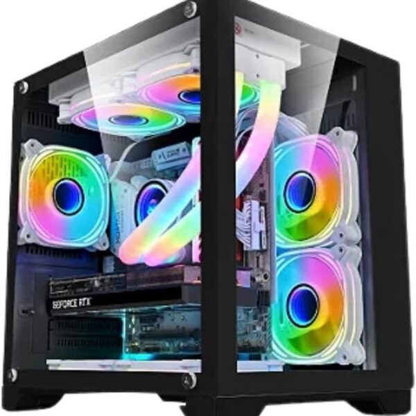 PC Gamer Ryzen 7 5700X com RTX 3060 12GB, 32GB RAM e SSD 1TB: alto desempenho para jogos e edição.