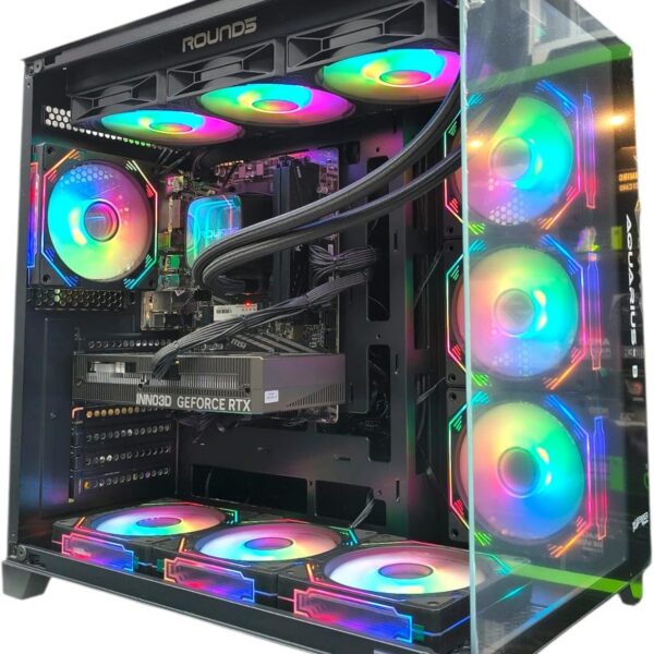 PC Gamer Ryzen 7 5700X com RTX 5060, 32GB RAM e SSD NVMe 1TB: alto desempenho para jogos e edição.