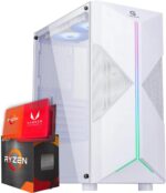 PC Gamer White Ryzen 5 5600GT Radeon Vega 7 16GB RAM SSD 500GB Computador Gamer Completo RGB WiFi Info3