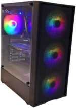 PC Gamer com i5 3570K e RX 5500XT 8GB: desempenho ideal para jogos, SSD rápido e 16GB RAM para maior fluidez.
