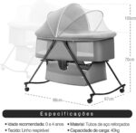 PIPDIP Berço Portátil para Bebês: sono reparador, seguro e transportável para rotina prática desde os primeiros meses. - Imagem 2