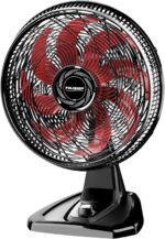 POLISHOP Ventilador de Mesa e Parede 2 em 1 180W com 8 Pás e 3 Velocidades (110, Volts)