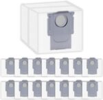 (Pacote com 15) Sacos de pó de substituição Q7 M5+ para Roborock Q7 M5+, Q7 L5+, Q10 S5+, Q10 X5+, Q5 Max+, Q8 Max+, Q5 Pro+, S7 MaxV Ultra, Q5, Q5+, Q7+/Max+, S7 Pro Ultra, S8+, S8 Pro Ultra, Vacuum