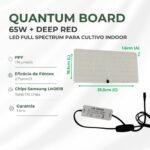 Painel de LED 65W Quantum Board Qb Lâmpada Grow Chips LM281B Original Cultivo Indoor Deep Red 660nm Iluminação Led Full Spectrum Master Plants - Imagem 2